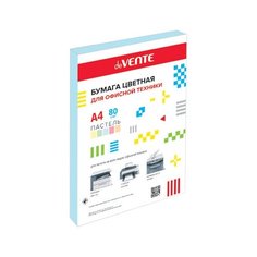 Бумага цвет. д/офисной техн. "deVENTE" А4 20л. 80г/м2, паст. голубой 2072901