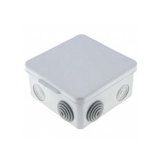 Коробка распаячная КМР-030-014 с крышкой наружная (105х105х50), 8 мембранных вводов IP54 | код. plc-kmr-030-014 | EKF