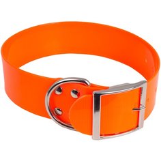 Ошейник из биотана шир. 50мм, обх. шеи. 38-50,5см, оранжевый Каскад
