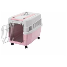 Клиппер-переноска для собак Imac Kim 60 40х45х60 см серый/пепельно-розовый
