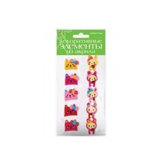 Декоративные элементы из акрила, набор №8 "Котята и зайчики" Альт