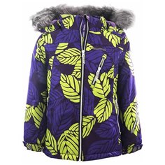 Куртка Kuoma Elma 963076 размер 134, фиолетовый/зеленый