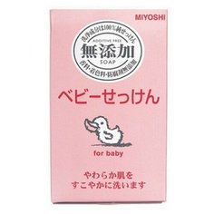 Мыло туалетное для всей семьи Miyoshi Additive Free Soap For Baby