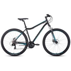 Горный (MTB) велосипед FORWARD Sporting 29 2.0 Disc (2021) черный/бирюзовый 19" (требует финальной сборки)