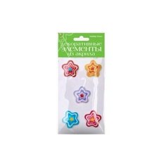 Набор Декоративные элементы из акрила №2 звездочки Альт