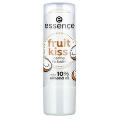 ESSENCE Essence, fruit kiss caring lip balm - бальзам для губ (кокос т.06)