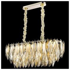 Подвесная люстра хрустальная Orlanda WE144.14.303 (Wertmark)