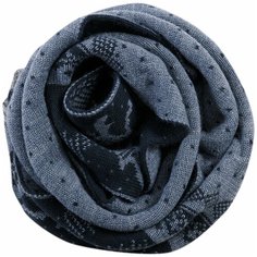 Шарф FiNN FLARE W19-42129 синий/серый