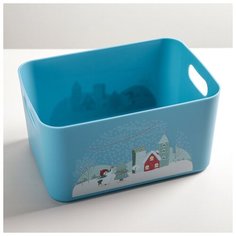 Корзина для хранения Christmas, 2,4 л, цвет васильковый Berossi