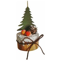 Набор для творчества - создай ёлочное украшение «Ёлочка на подставке с бантиком» Школа талантов