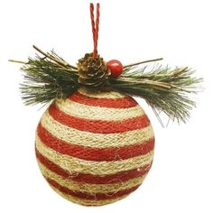 Набор для творчества - создай ёлочное украшение «Полосатый шар» Школа талантов