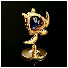 Сувенир с кристаллами Swarovski "Морская черепашка" 5,6х3,9 см Crystocraft