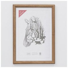 Фоторамка 21х30 см (1701) дерево Зебра