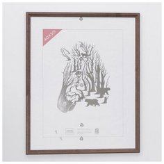 Фоторамка 40х50 см (1702) дерево, оргстекло Зебра