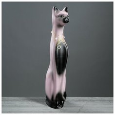 Копилка "Кот", акрил, розовая, 42 см, микс Керамика ручной работы