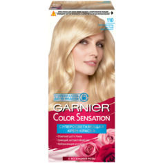 GARNIER Color Sensation стойкая крем-краска для волос, 110 ультраблонд чистый бриллиант