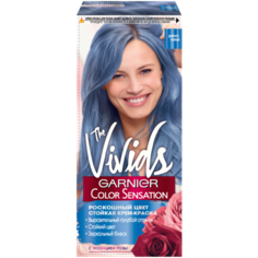 GARNIER Color Sensation The Vivids стойкая крем-краска для волос, Дымчато-голубой