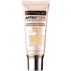 Maybelline New York Тональный крем Affinitone, 30 мл, оттенок: 02 слоновая кость