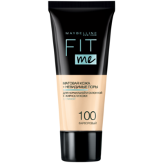 Maybelline New York Тональный крем Fit Me, 30 мл, оттенок: 100 фарфоровый