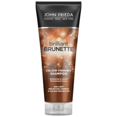 John Frieda шампунь Brilliant Brunette Colour Protecting увлажняющий для защиты цвета темных волос, 250 мл