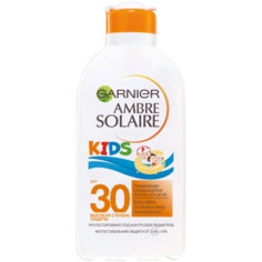 GARNIER Ambre Solaire детское солнцезащитное увлажняющее молочко SPF 30 200 мл