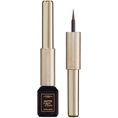 LOreal Paris Матовая подводка для глаз Matte Signature, оттенок 03 каштановый
