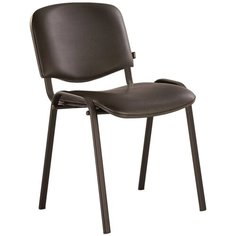 Стул Brabix Iso (CF-005), металл/искусственная кожа, цвет: черный/черный