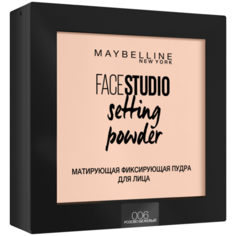 Maybelline New York Face Studio пудра компактная Setting Powder матирующая фиксирующая 006 classic ivory