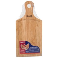 Доска разделочная Regent прямоугольная с деревянной ручкой, 42x20x1,5 см