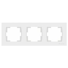 Рамка 3-ая горизонтальная белая, RITA, MUTLUSAN (2220 800 1301)
