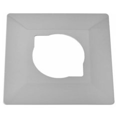 Рамка 1-местная декоративная светло-серая BYLECTRICA (ЮЛИГ.735212.410сс)