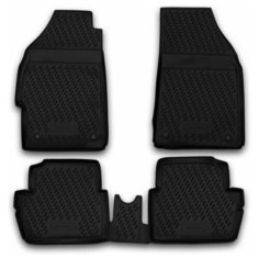 Коврики в салон CHEVROLET Spark 2010->, 4 шт. (полиуретан) Element