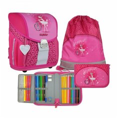 Ранец школьный MagTaller EVO Light, Ballerina Pink, с наполнением