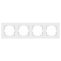 Рамка 4-ая горизонтальная белая, RITA, MUTLUSAN (2220 800 1401)