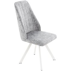 Стул Аврора Сильвио Гэлекси 05 / Белый матовый Муар