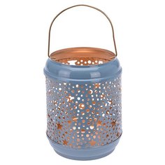 Подсвечник декоративный Koopman International Blue New Year Синий Новый Год 100x100x130 мм 1 шт