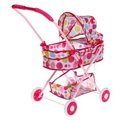 Коляска универсальная для кукол, с корзиной, металлический каркас 5177644 Сима ленд
