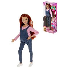 Карапуз. Кукла "София" 29см беременная руки и ноги сгибаются в кор. арт.66903B1-S-BB