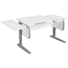 Стол детский ДЭМИ White-double СУТ-25-01К 145x55 см белый/серый/серый