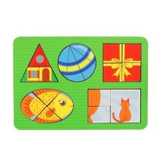 Головоломка "Геометрические фигуры" Лесная мастерская