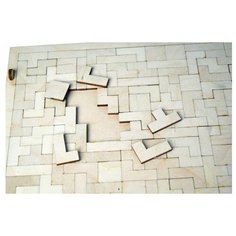 Конструктор деревянный Lemmo "Игра. Тетрис"