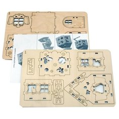 Конструктор деревянный Древо Игр "Домик c котом"