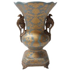 Ваза с грифонами 22x20x40см Glasar ГЛАСАР