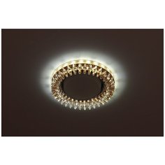 ЭРА DK LD20 TEA/WH Светильник ЭРА декор cо светодиодной подсветкой Gx53, прозрачный (30/720) ERA