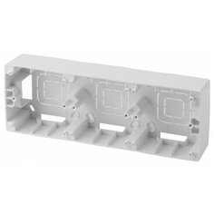 ЭРА 12-6103-01 ЭРА Коробка наклад. монтажа 3 поста, Эра12, белый (5/50/400) ERA