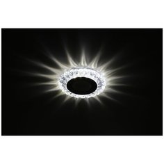 ЭРА DK LED 16 SL/WH Светильник ЭРА светодиодный круглый "белая подсветка" 3+3W прозрачный/белый (40/960) ERA