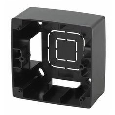 12-6101-06 ЭРА Коробка наклад. монтажа 1 пост, Эра12, чёрный (20/200/1200) ERA