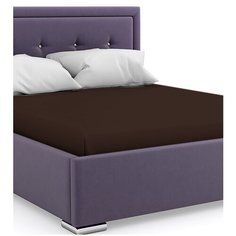 Простыня на резинке Toontex ПТ, трикотаж, 140 х 200 см, шоколад