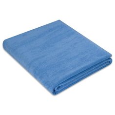Простыня махровая Mist, без рисунка, голубой ; Размер: 150 х 200 Guten Morgen