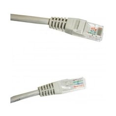 AOpen Патч-корд литой TV-COM многожильный UTP кат.5е 10м серый